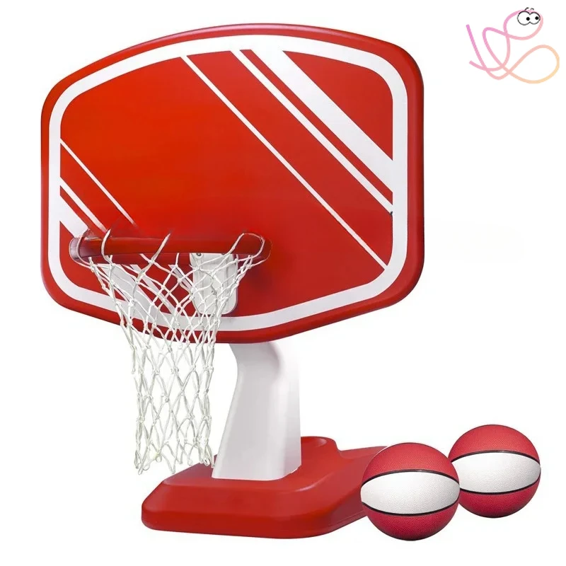 LQ002 Splash Hoop Swimming Pool Basketball Game Removable Portable Mini Sturdy Poolside Blue Water Basketball Hoop Stand