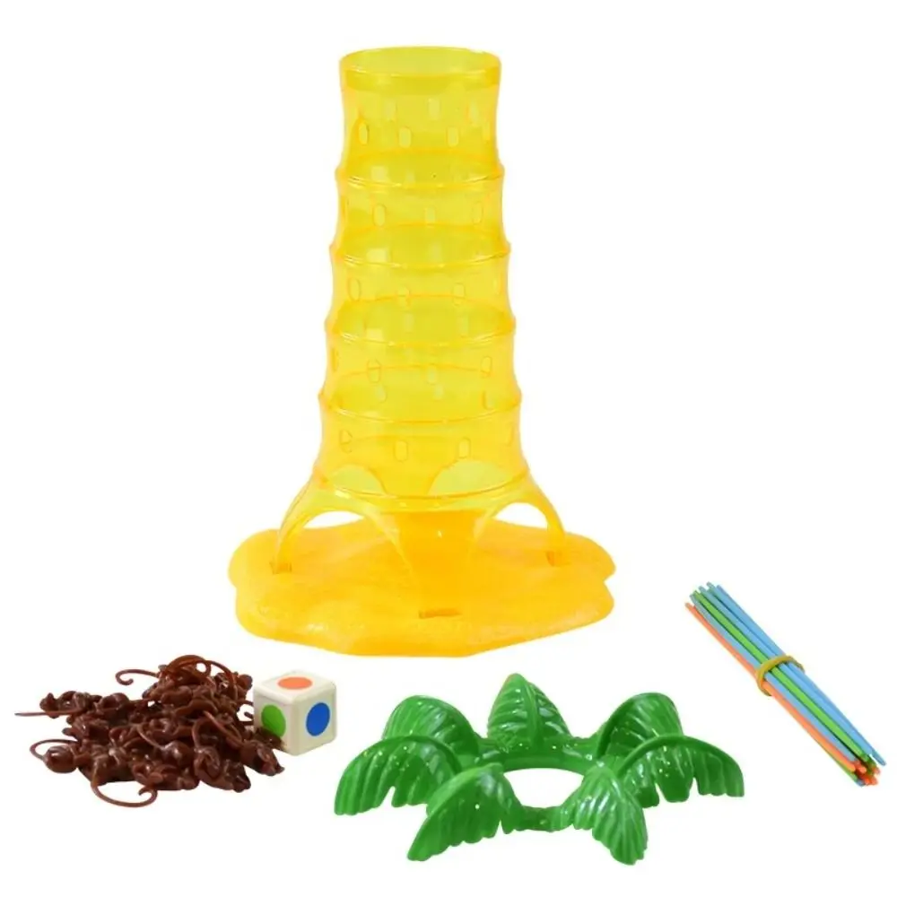

2024 Mini Balance Tree Game Interactive Puzzle Flipping Monkey Lottery Game Funny Plastic Board Draw Game Children