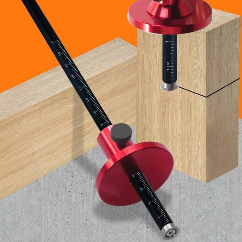 Wheel Marking Gauge MM/Inch Woodworking European Style Scriber Carpentry Parallel Line Drawing Mortise Wood Scribe Tool