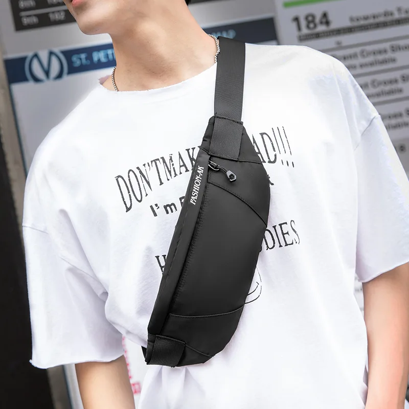 Heroic Knight High Quality Waist Pack Man Casual Outdoor Travel Cross Shoulder Bag Fashion Sport Chest Bag Waterproof Fanny Pack
