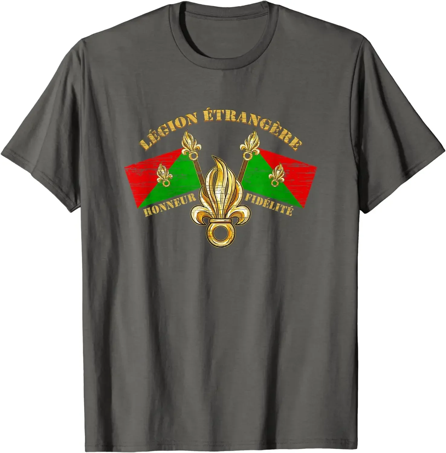 Legion Etrangere Honneur Fidelite French Foreign Legion Men T-Shirt Short Sleeve Casual 100% Cotton O-Neck Summer Shirts