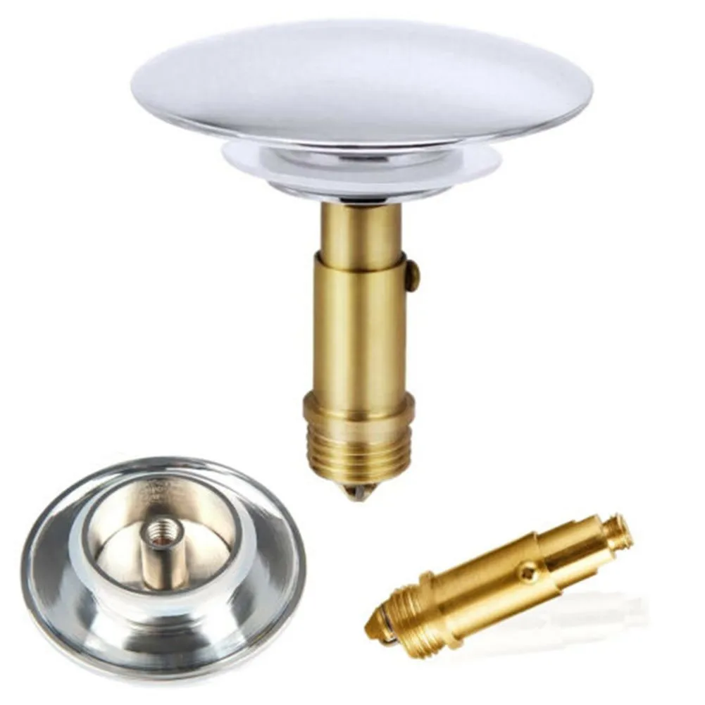 Brass Push Pop Up Bolt Basin Click Clack Waste Internal Spring Mechanism Brass Push Pop Up Bolt Kitchen Accessories