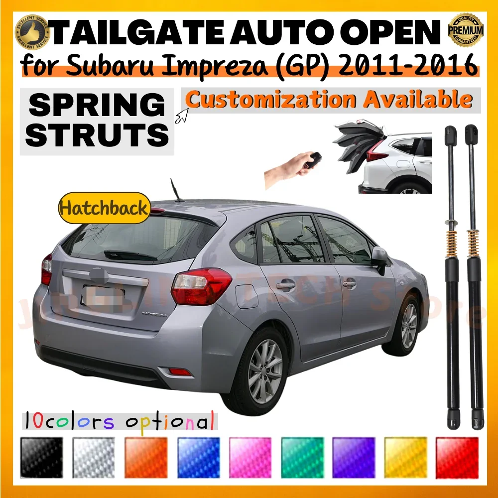 

Qty(2) Trunk Struts with Spring for Subaru Impreza (GP) Hatchback 2011-2016 Rear Tailgate Boot Lift Supports Shock Absorbers