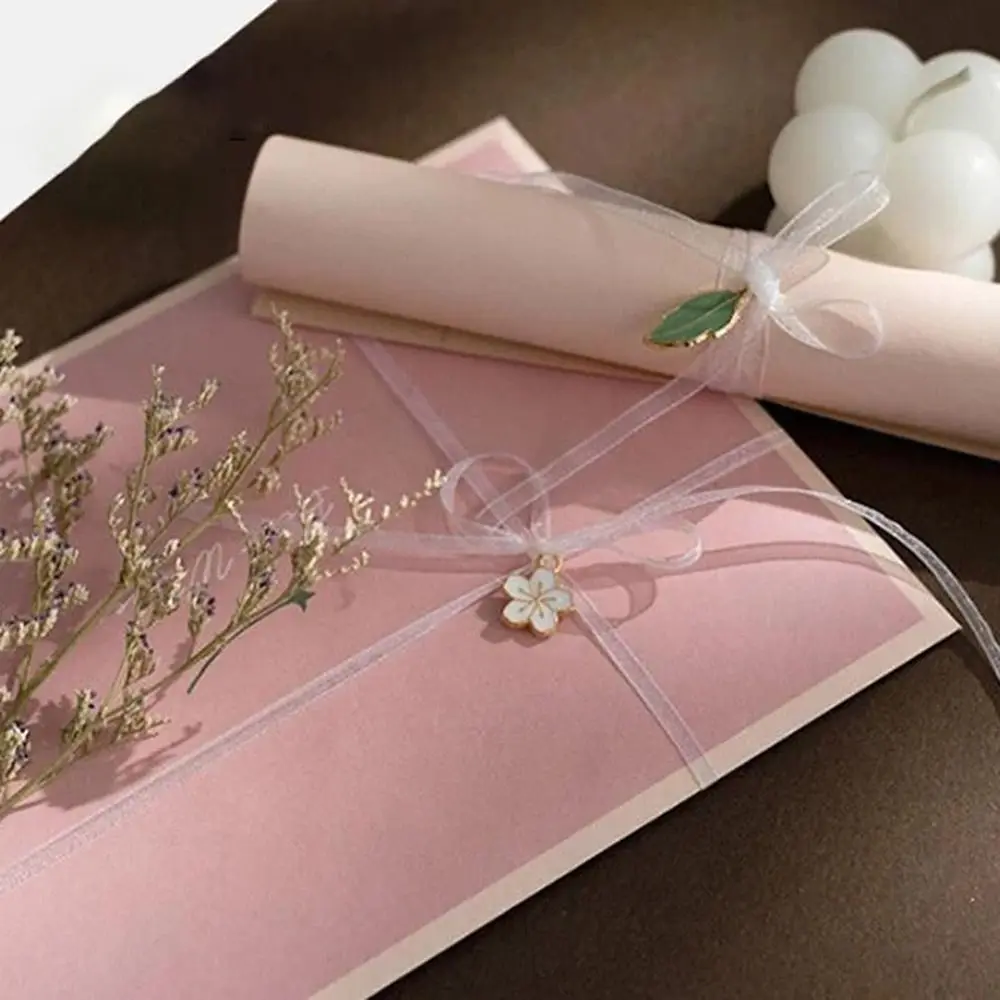Flowers Floral Envelopes DIY Postcard with Stickers Letter Pads Kawaii Greeting Letter Writing Paper Invitations Cards