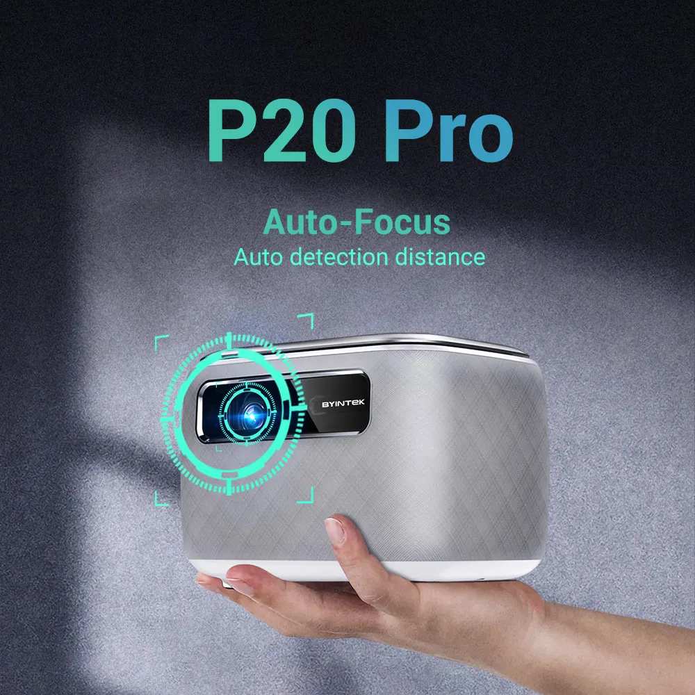 Factory Byintek R20 3D Smart Android Portable Hologram Mini Proyector Projectors 5000 Lumens 4k Projector Dlp Projector