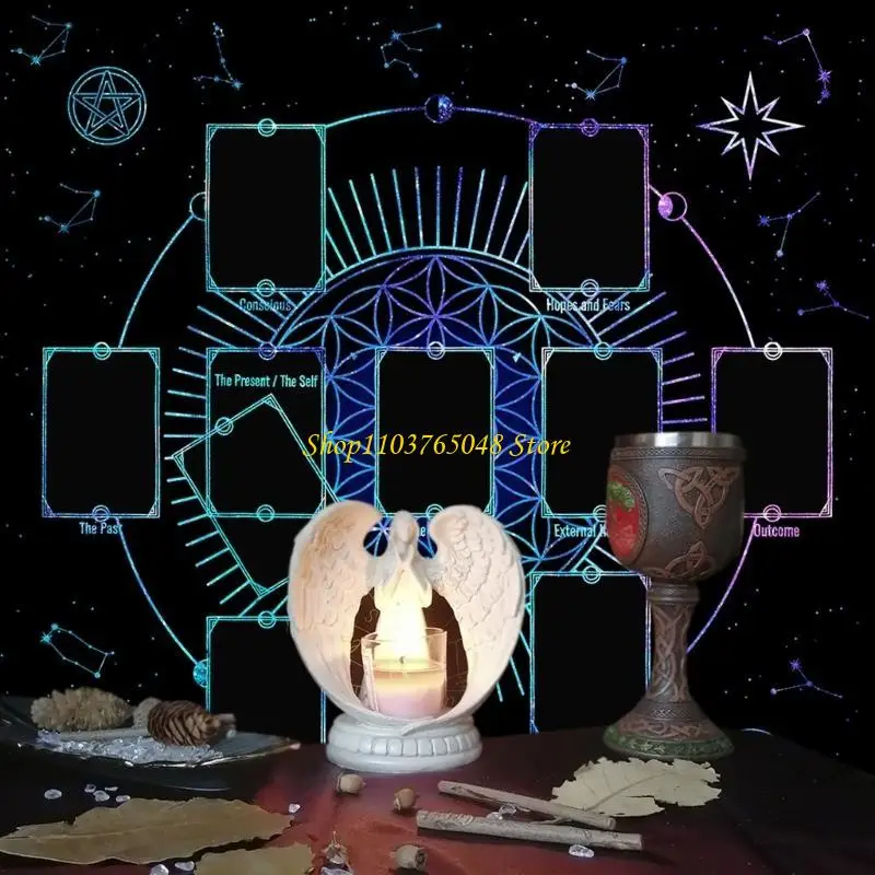 

R53E 3 Sizes Option Tarots Table Altars Cloth Board Game Mats Divinations Tablecloth