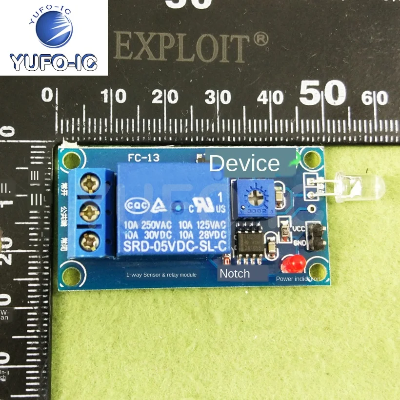 Free Ship 1PCS Photosensor 5V Photosensitive Diode Module Light Detection Searching Module 