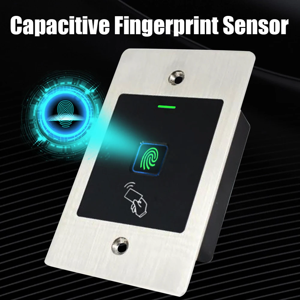 

Waterproof Metal Embedded Access Control Machine 1000 User 125KHZ Induction Fingerprint Access Control System with WG 26 Output