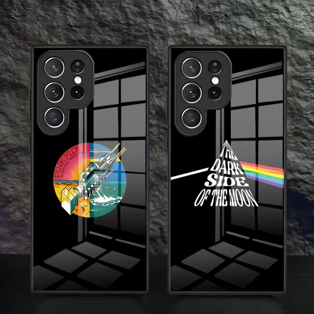 Rock Band P-Pink Floyd Phone Case For Samsung A57 A37 A27 A17 A56 A36 A26 A16 A25 A35 A55 A34 A24 A54 Glass Case