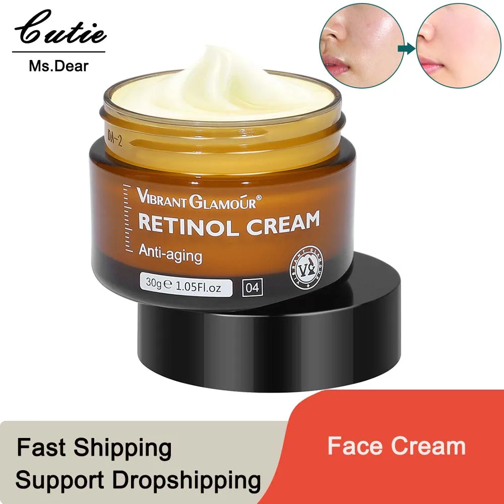 

Retinol Facial Cream Anti-aging Removal Wrinkle Fine Lines Repair Skin Barrier Whitening Brightening Moisturizing Face Cream