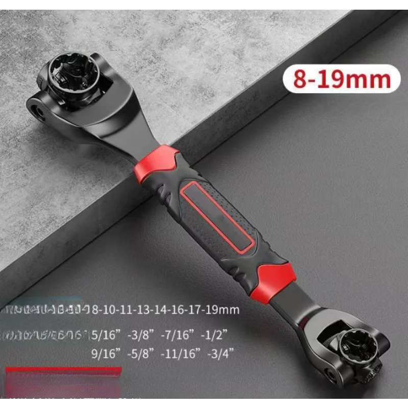 렌치 새로운 유니버설 양방향 자체 조임 매화 꽃 개 뼈 파이프 클램프 수리 도구 슈퍼 내구성 핸드 툴