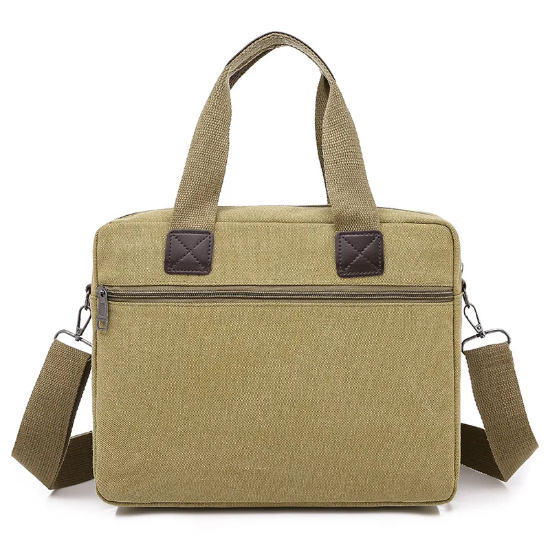 Zakelijke Mannen Canvas Aktetas Vrouwen Mode Reistas Mannelijke Messenger Crossbody Tassen Schoudertassen Pak Schooltassen Xa507f