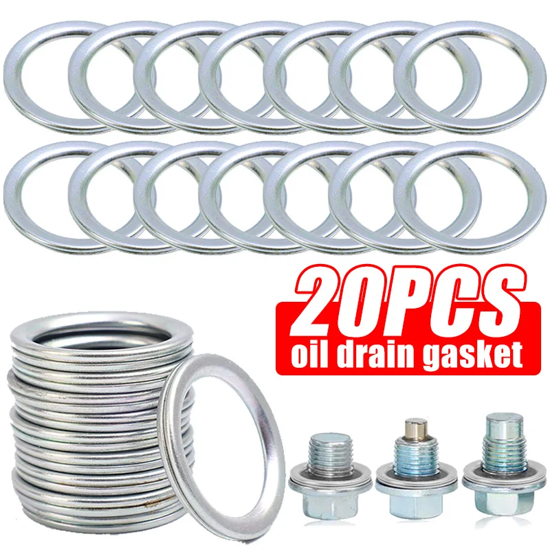 Joint de bouchon de vidange de carter d'huile de voiture Standard OE 12157 – 10010, rondelle d'étanchéité en fer pour Toyota Lexus Subaru, pièces automobiles de moteur remplaçables