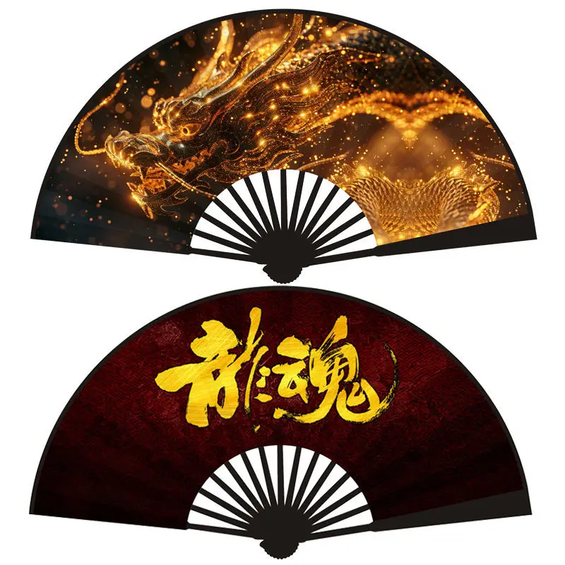 Vintage Silk Folding Fan Chinese Japanese Art Crafts Gift Home Decorations Dance Hand Fan Bamboo Room Decor Wood Fans ventilador