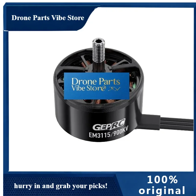 Piezas de dron, 4 piezas para motor Gepu GEPRC EM3115 900KV, adaptado a aeronaves de largo alcance de 7-8 pulgadas, alta resistencia y alto torque