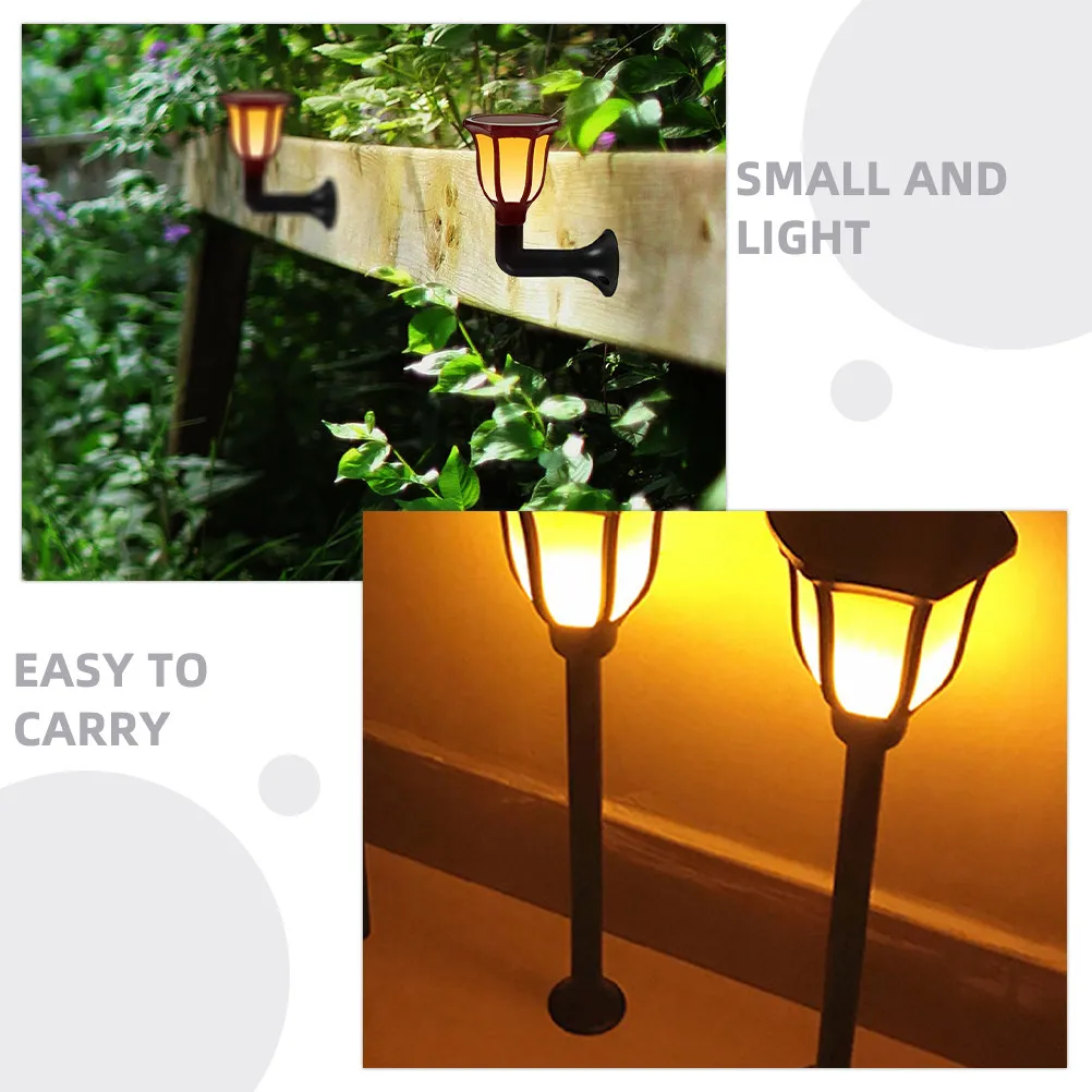 1Set Wind Resistant ABS Solar Light Connectors Extension Spikes for Outdoor Garden Lawn Path Landscape Lighting Fixtures