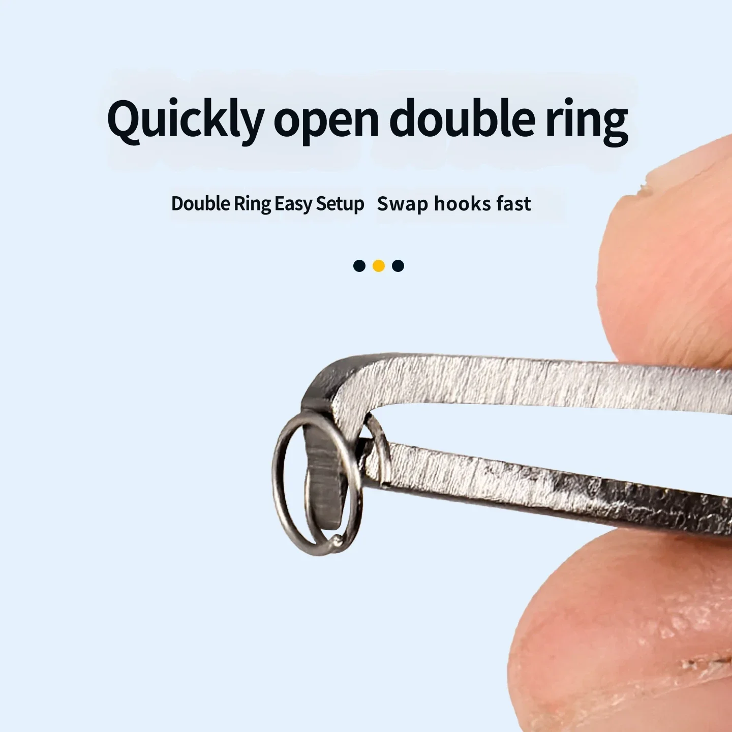 N0HA Ring Opening Mini Pliers Quick Split Rings Opener Tool Fishing Line Tweezers