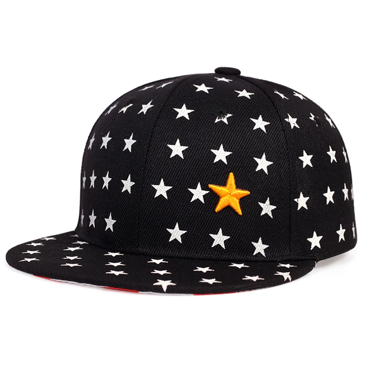 Children Five Pointed Star Embroidery Baseball Caps Hip-hop Hats Spring Autumn Outdoor Adjustable Casual Hat Boy Girl Trave