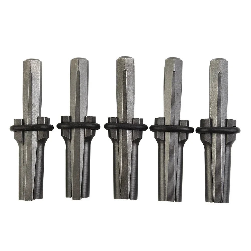 

High Efficiency in Rock Splitting Five Piece Shim Tool Kit Featuring Sturdy Construction at Nine Sixteenths Inches
