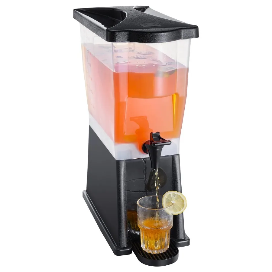 

3-Gallon Beverage Dispenser with Stand, Spigot, and Lid Ideal for Events, Restaurants, Hotels; Stainless Steel, Silver; Leak-Pr