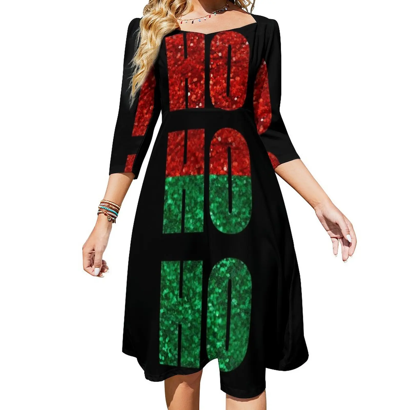 

ho ho ho Flare Dress dresses for womens beach outfits for women women clothing 2024 new arrivals