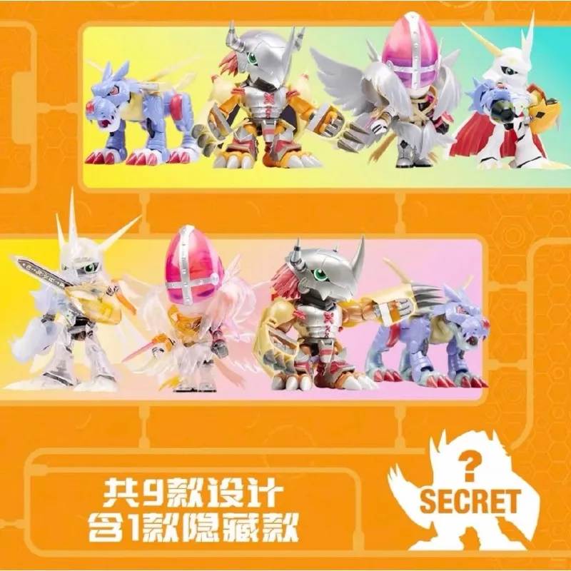 Bandai Echte Digitale Baby Splicing Battle Tyrannosaurus Tide Play Blind Box Model Figuur
