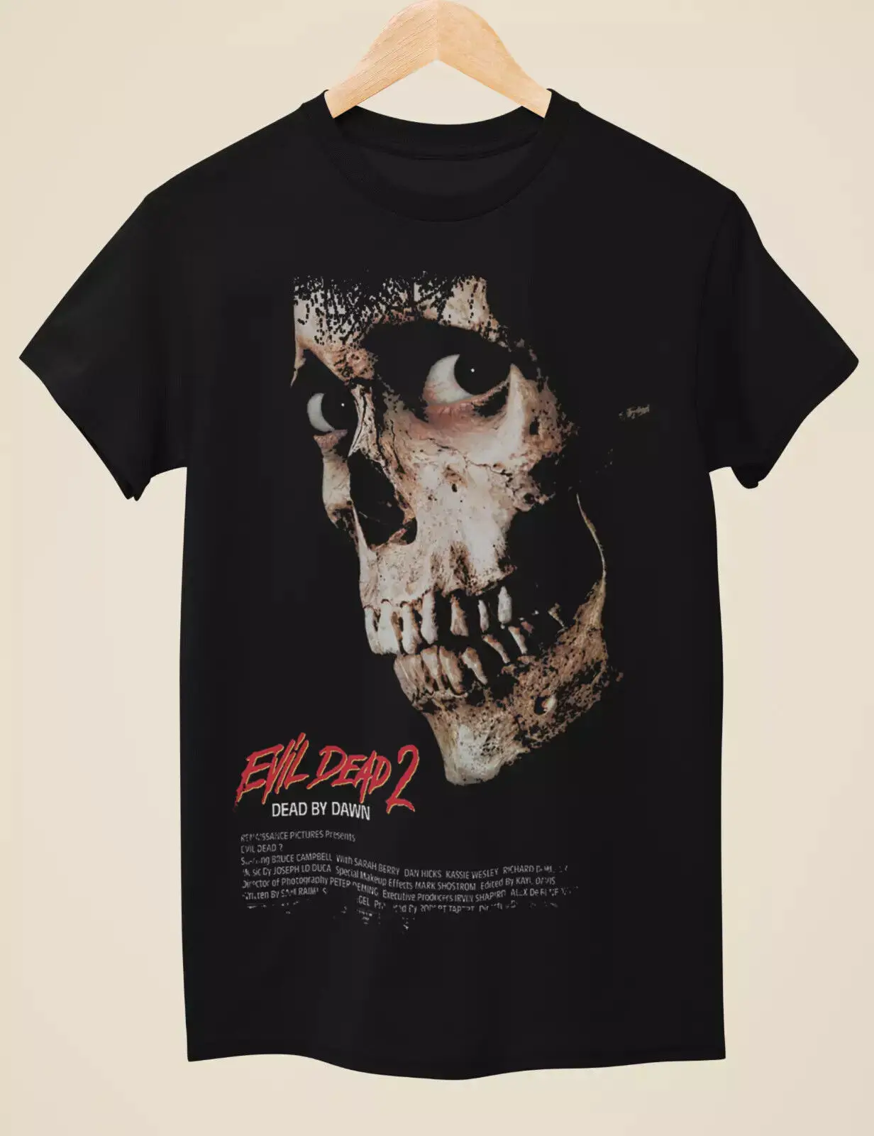 

Черная футболка унисекс с постером фильма злые мертвецы 2