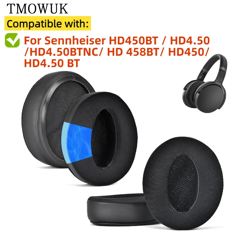 

Earpads Cushion For Sennheiser HD450BT / HD4.50 /HD4.50BTNC/ HD 458BT/ HD450/ HD4.50 BT Headphones Memory Sponge Sleeves Cover