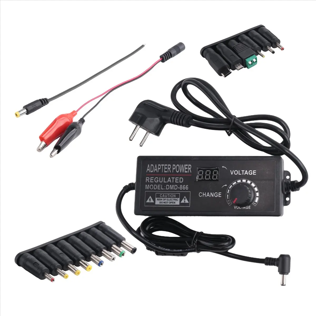 DTDT hot-3-36V 4A 144W Universal Power Supply 3V 5V 6V 9V 12V 15V 18V 20V 24V 30V 36V Adjustable Variable Switching EU Plug
