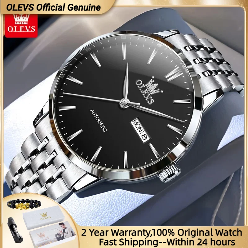 

OLEVS 7048 Automatic Mechanical Watch for Men Luxury Brand Man Hand Clock Classic Men's Watch