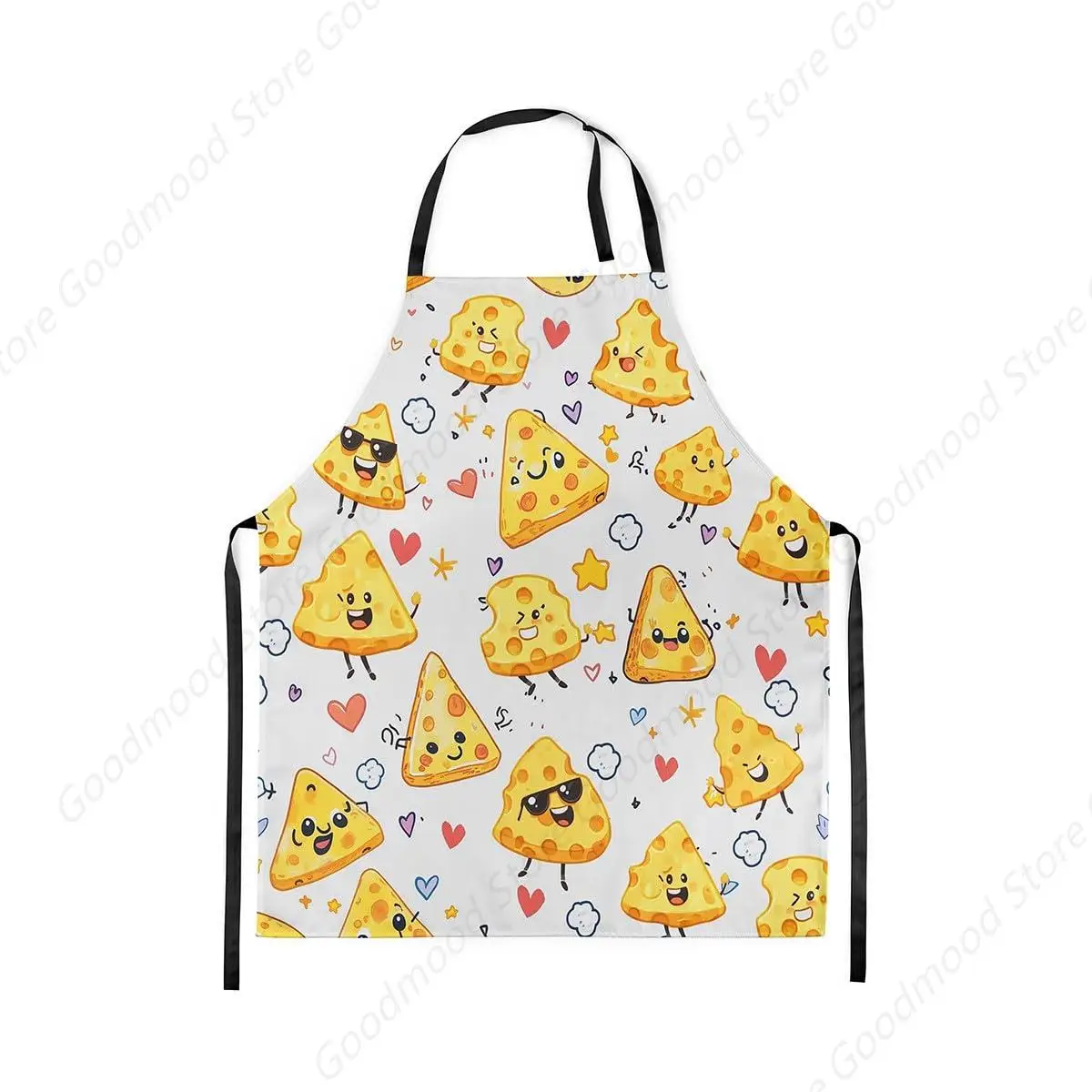 

Cheese Apron Sweet Delicious Dessert Chef Aprons for Kitchen,Japanese Style Cartoon Waterproof Apron