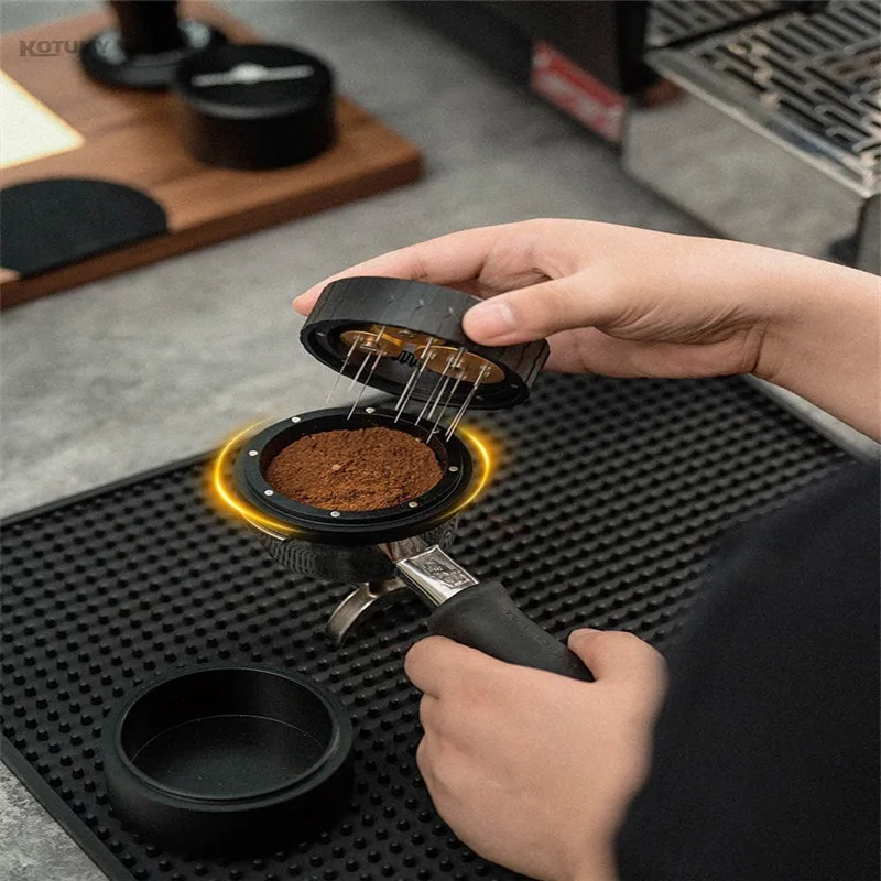 

58mm Coffee Distributor, Coffee Powder Needle Stirrer for 58mm or 51mm Portafilter, Espresso Distribution Tool