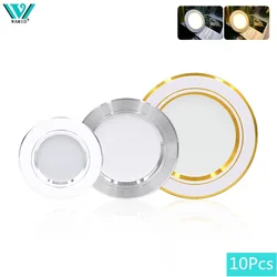 10pcs/lot LED Downlight 5W 9W 12W 15W 18W Ceiling Light Round Recessed Lamp AC220V Down Lamp For Home Spot Light Indoor Lighting