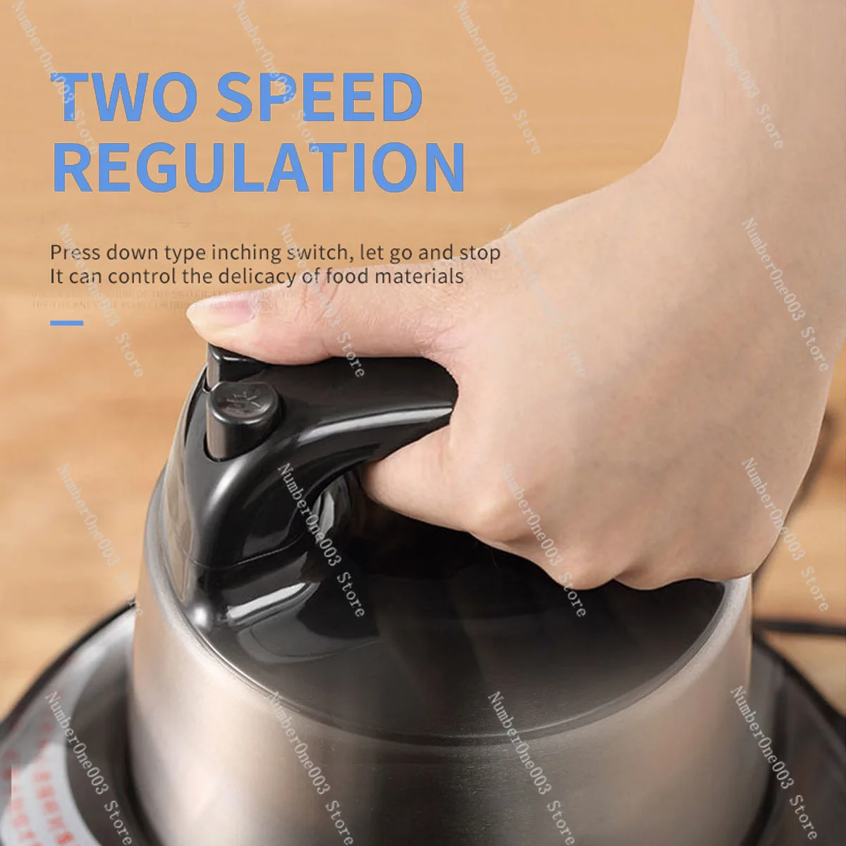 

6L Stainless Steel Electric Meat Grinder for Home Use Dual Speed EU/UK Plug Export Hot Sale