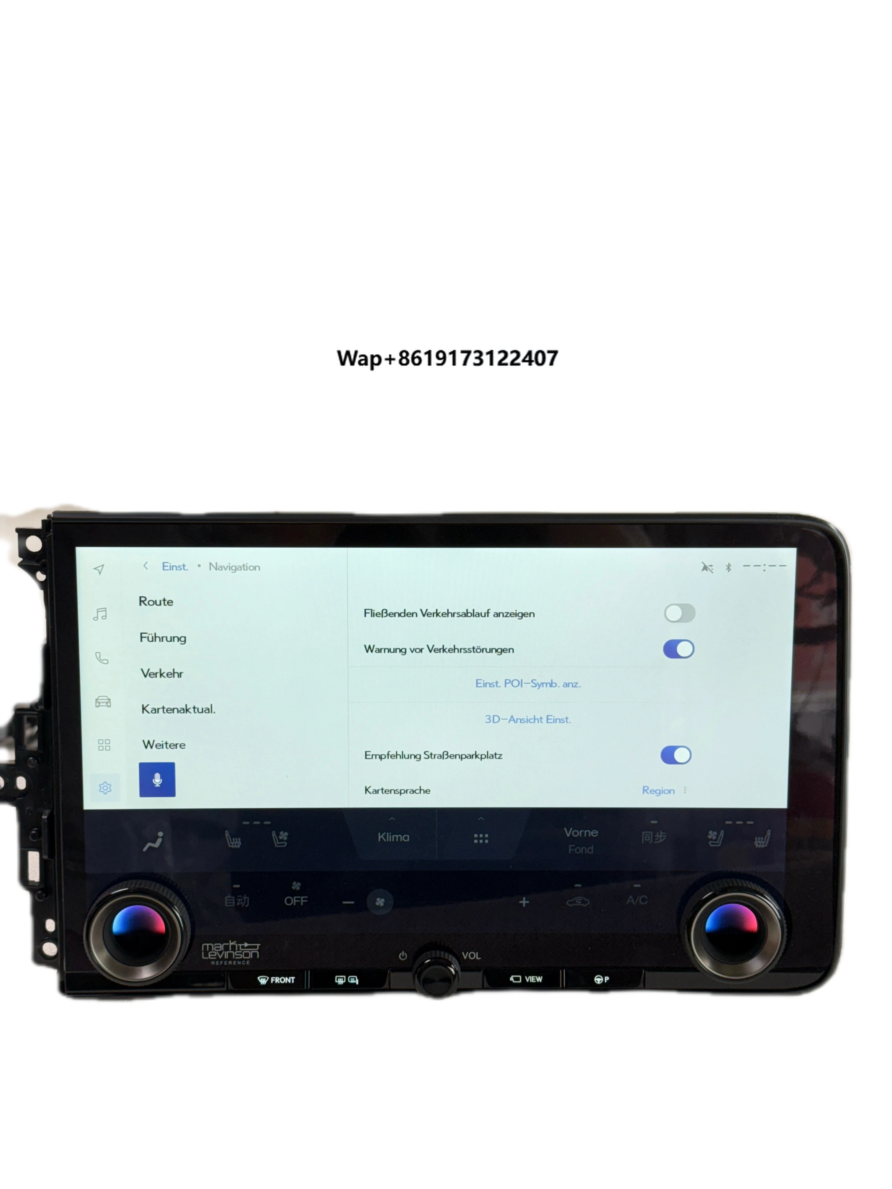 LM350H LM500H Touchscreen-Navigationsradio-Haupteinheit TV 4K-Auflösung für Original-Großbildschirm 86100-V2141 Europäisch