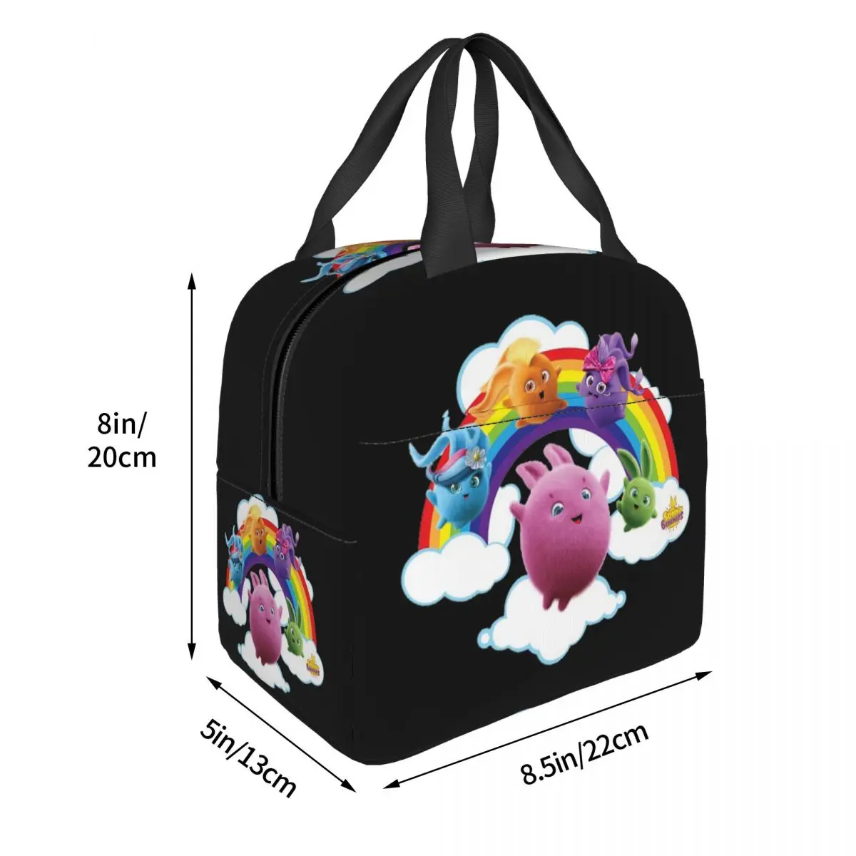 Sunny Bunnies Lunch Bags Insulated Bento Box Lunch Tote Resuable Picnic Bags Thermal Bag for Woman Student School