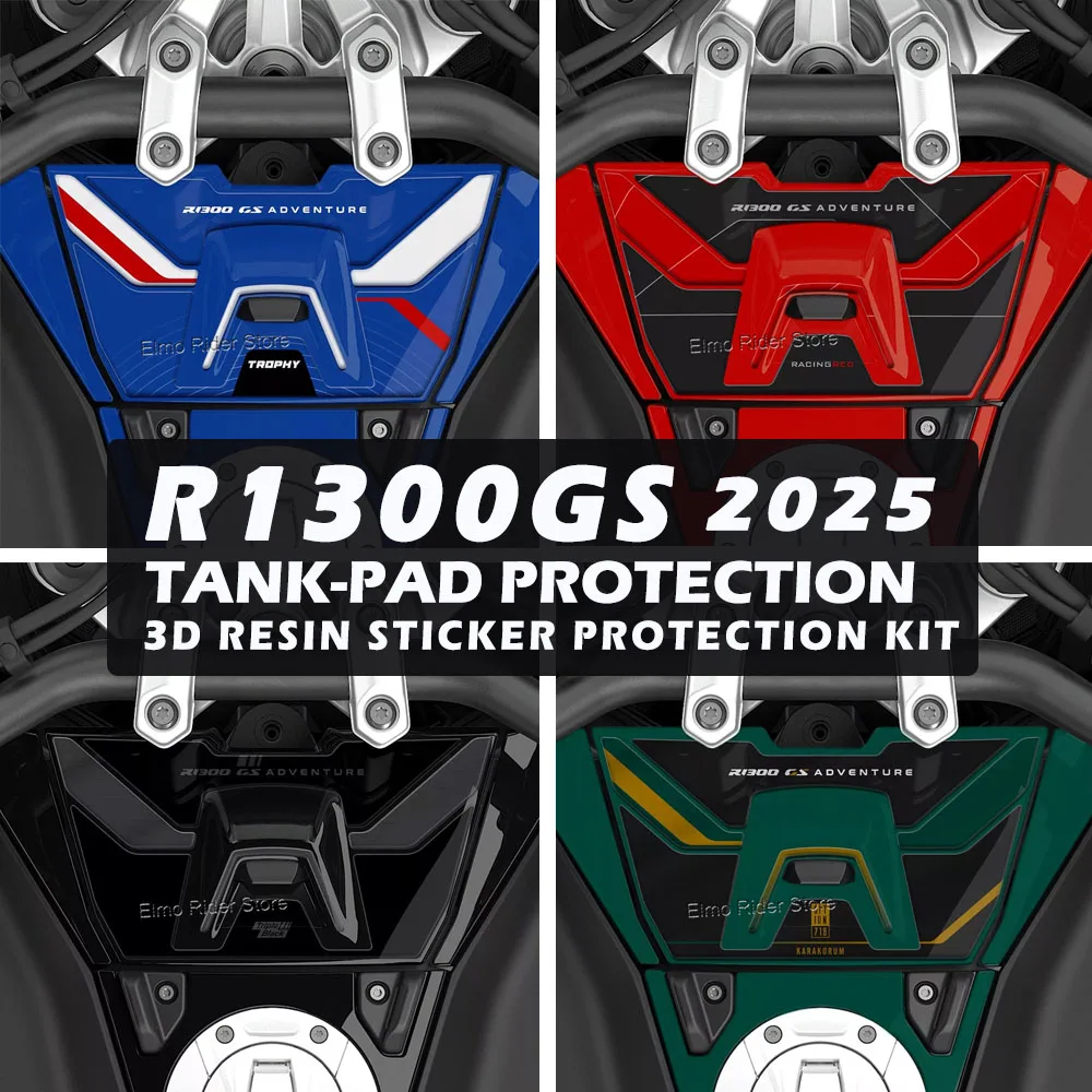 

For BMW R 1300 GS Adventure 2025 Motorcycle Accessories 3D Epoxy Resin Tank Pad Protection Stickers Kit New Decorative Decal