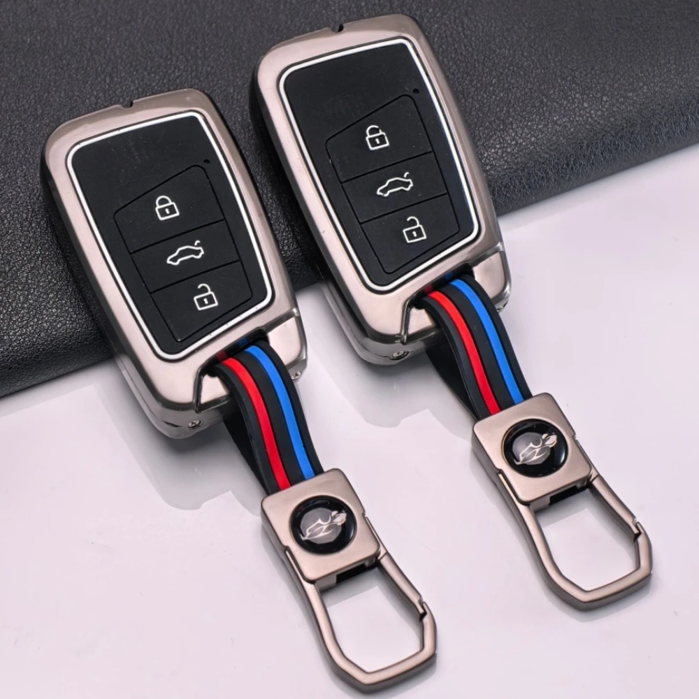 Silicone Car Key Case Cover Fob For VW Volkswagen Magotan Magotan GTE Passat B7 B8 CC Arteon Skoda Fabia Superb A7 Kodiaq Seat view 3