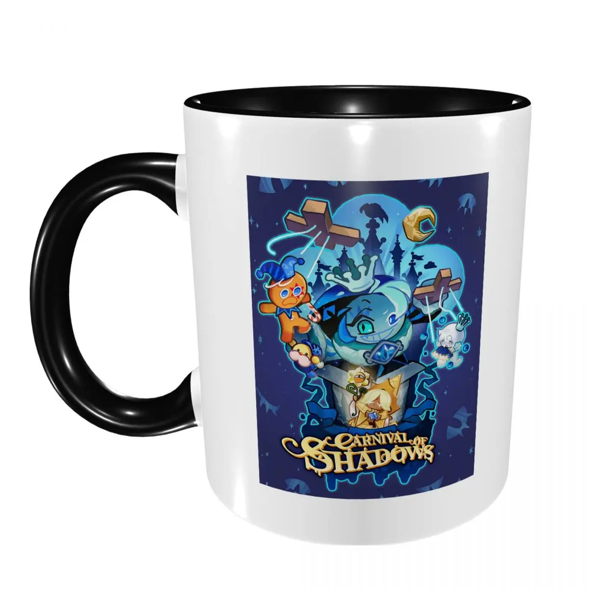 Shadow Milk Cookie Run Kingdom Mug Funny Ceramic Coffee Cups Tea Mugs Milk Cup Drinkware Gifts for Friends