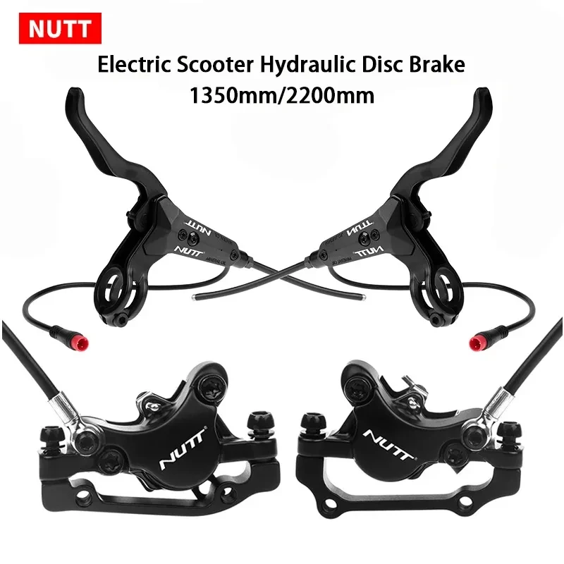 

NUTT Electric Scooter Hydraulic Disc Brake E-Bike 140 160 180mm Rotor FOR Zero 10X 11X KUGOO G1 G2 Pro E-scooter Brake