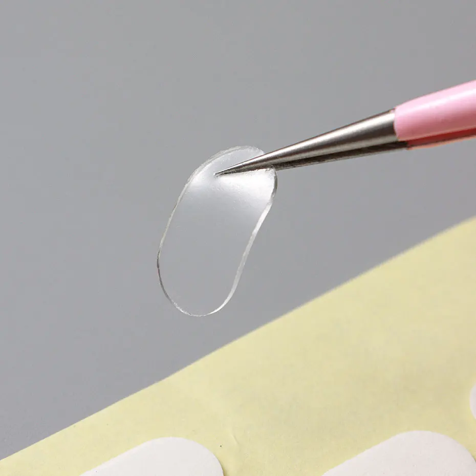 2 Sheets Traceless Double-side Adhesive Tape Gel For False Nails Display Stand Ultra-thin Soft Jelly Glue Sticker Manicure Strip