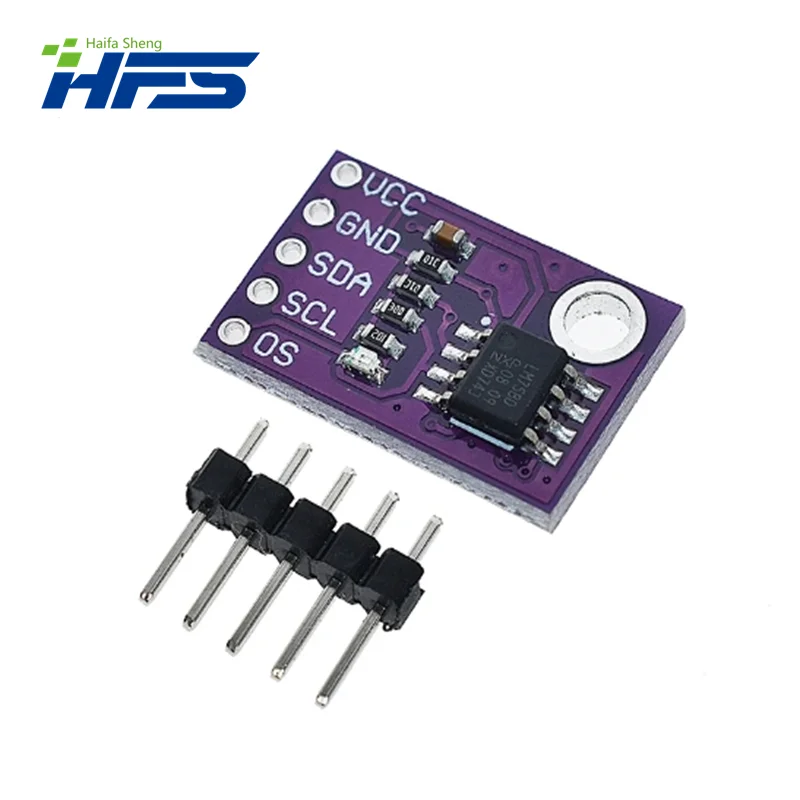 Lm75 Lm75a Temperatuur Sensor Hoge Snelheid I2c Interface Hoge Precisie Ontwikkeling Bord Module