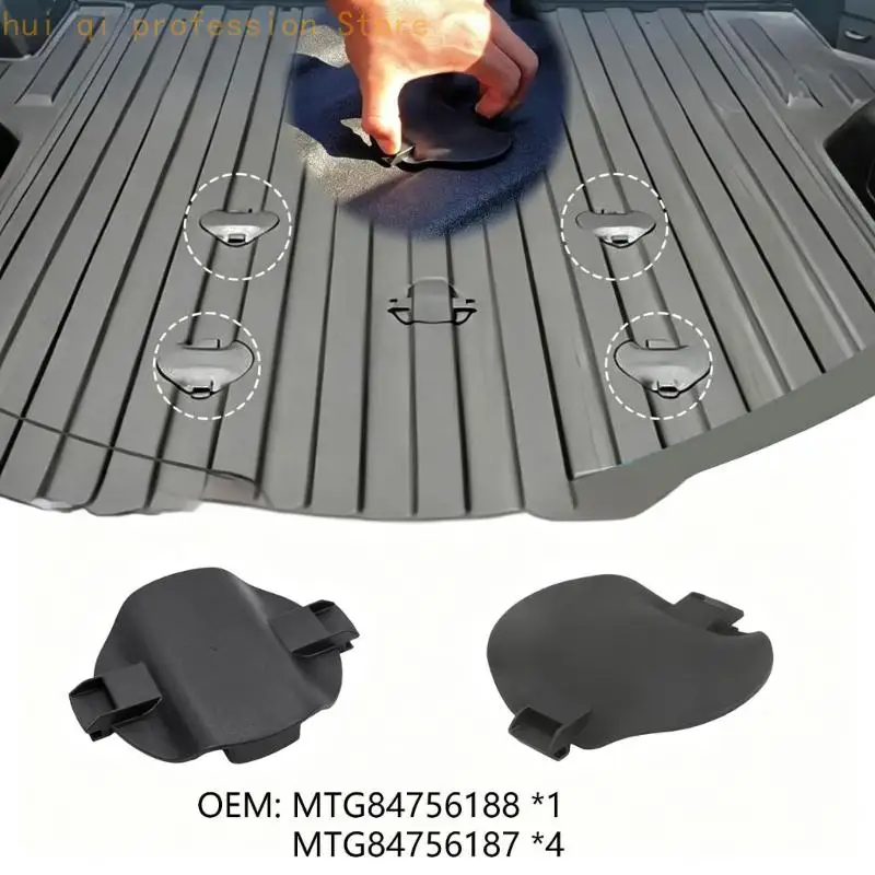 Schwarze Abdeckungen für LKW-Ladeflächen-Montagelöcher für Austausch und Wartung H8WE – Detail 8