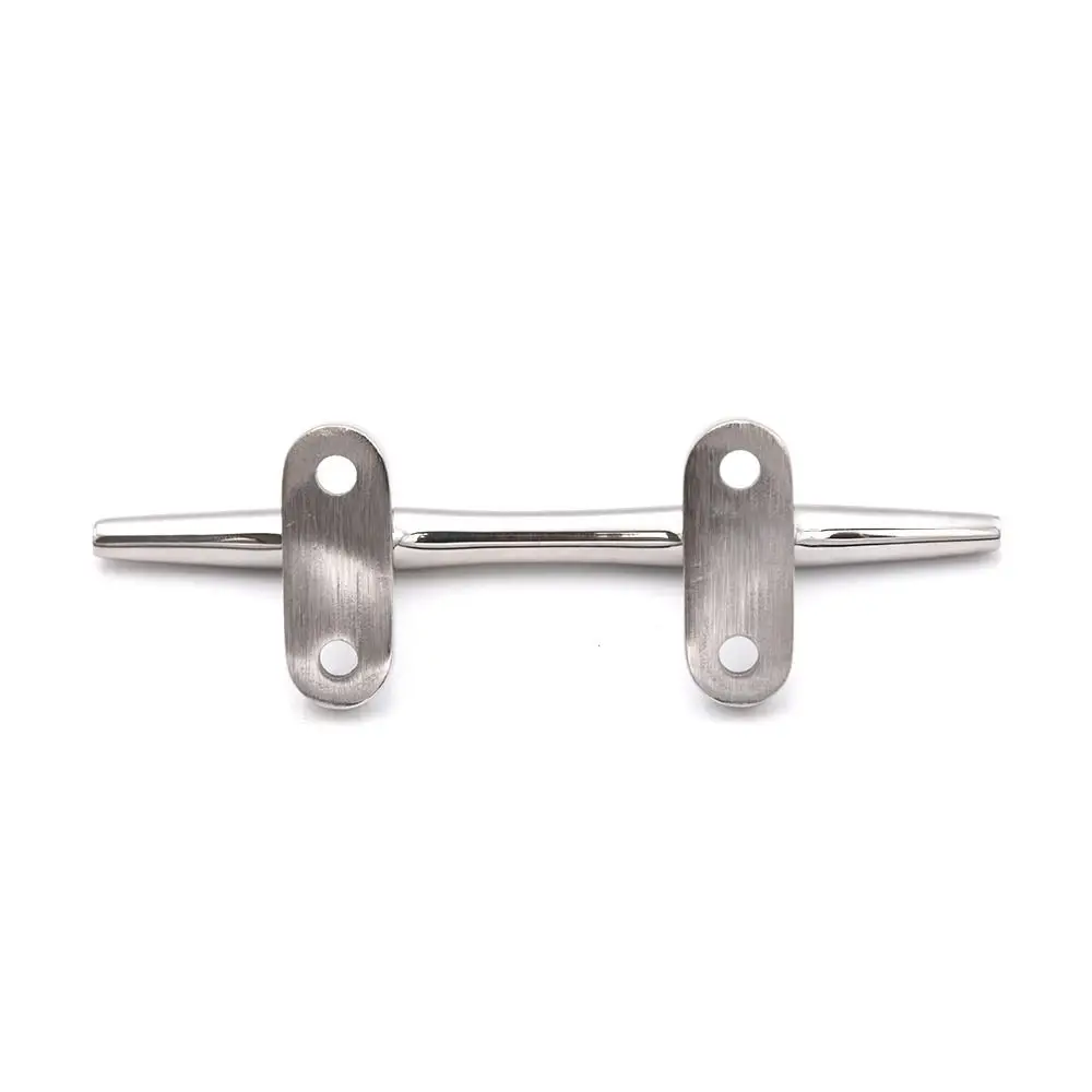 316 Stainless Steel Boat Dock Cleat Heavy Duty Silver Boat Grab Handle Boat Hollow Base Durable 4/5/6/8/10/12 Inch