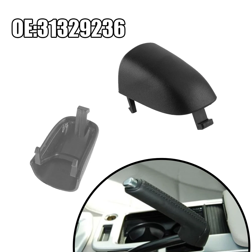 

1Pc Car Handbrake Side Cover ABS Handbrake Handle Lever Cap Accessories for VOLVO S40 V50 2004-2012 / VOLVO C30 C70 2006-2013