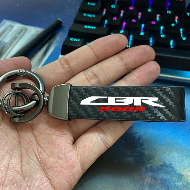 for HONDA CBR 650R CBR650R CBR500R CBR250RR CBR600F CBR600RR CBR1000R Motorcycle Keychain Holder Keyring Key Chains Lanyard Key