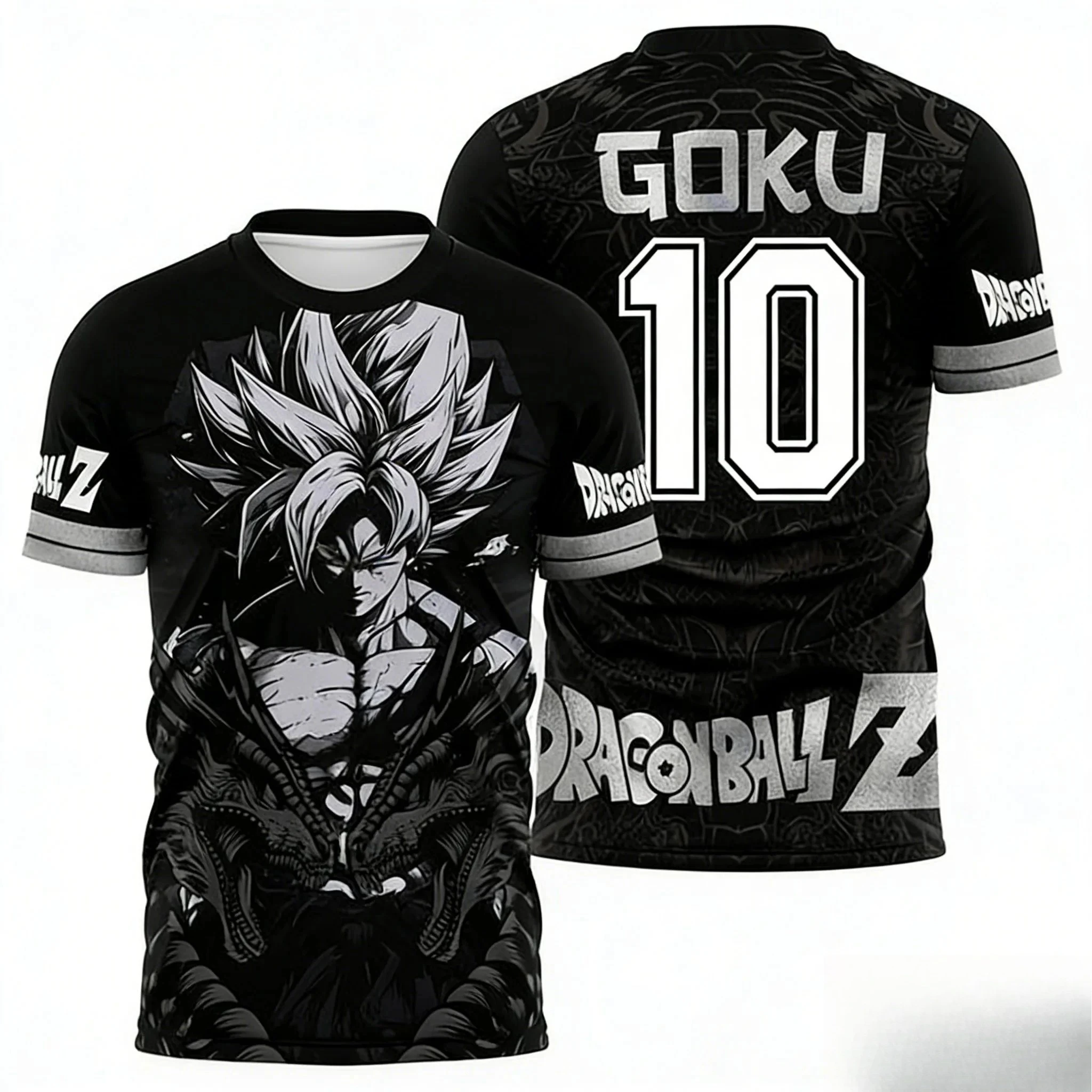 Summer 2026 Dragon Ball 3D T-shirt Oversized Majin Vegeta Blue Lightning Print Breathable Gym Streetwear Unisex Men Women Kids