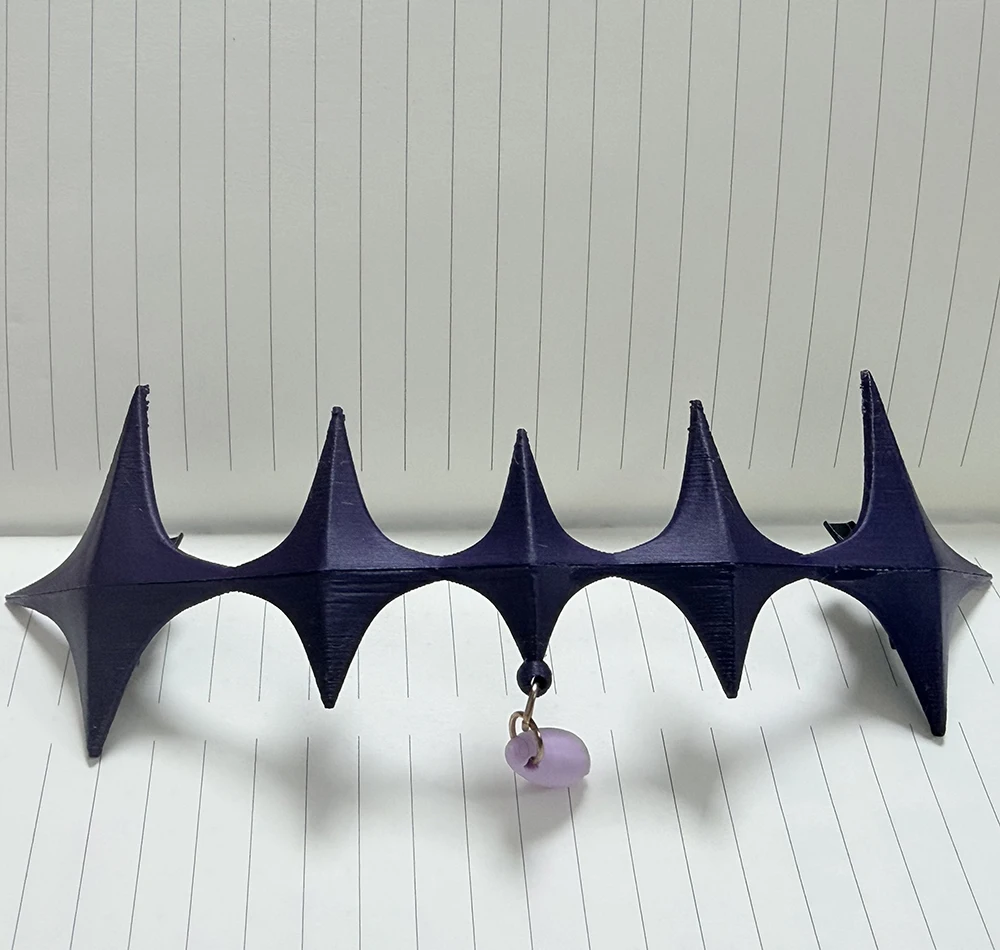 Moria Ruruka Cosplay Prop Headwear Hair Clip Accessory Cosplay Costume For Halloween Party Role Play Props Women view 5