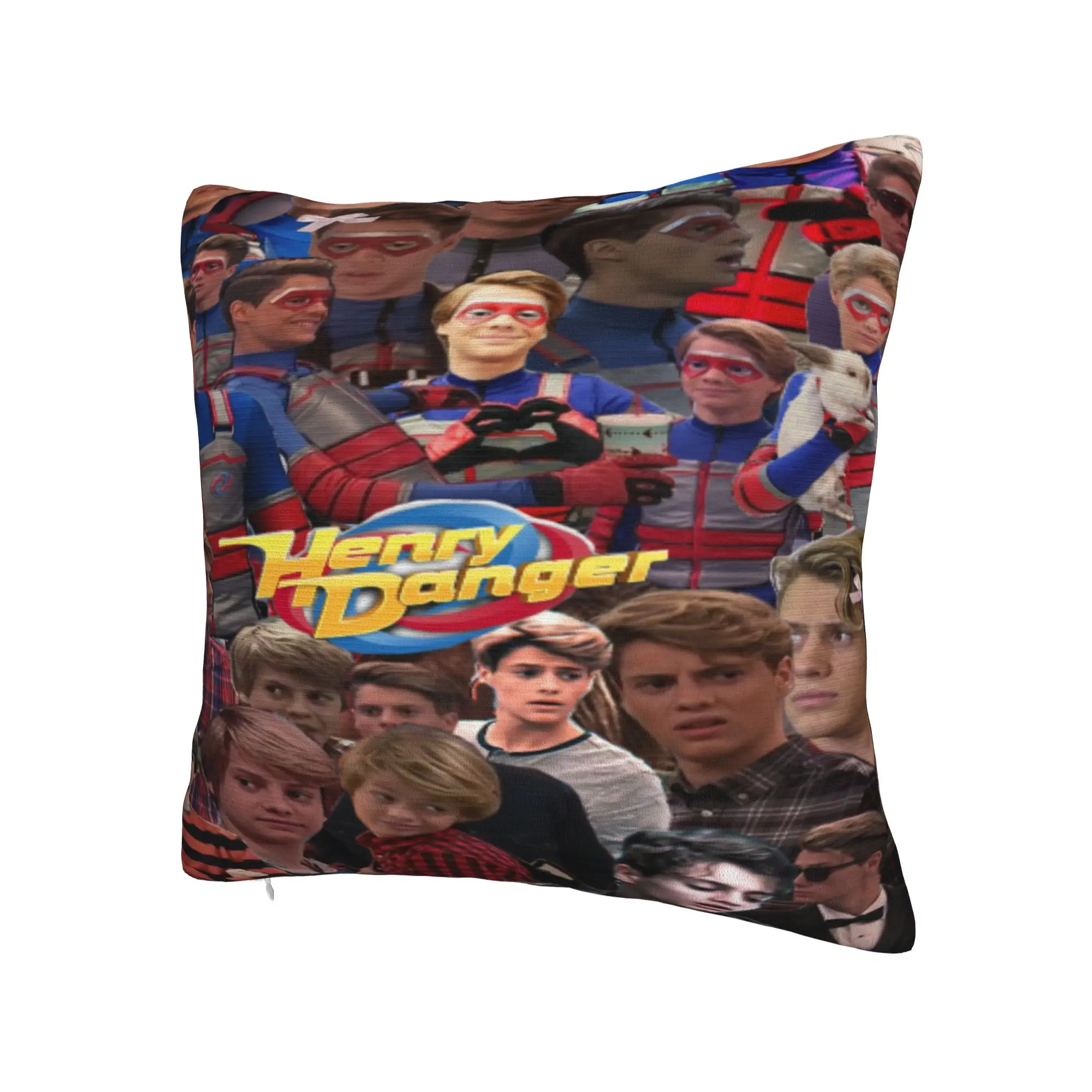 Seat Decor Captain Henry And Kid Danger  Pillowcases Merch  Pillow Cover Zippered Multi Size