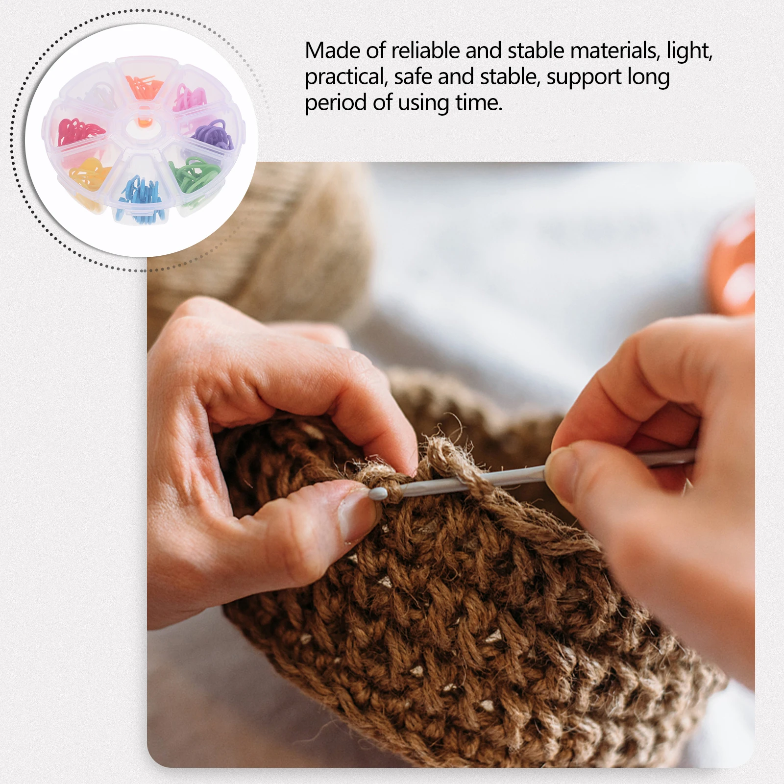 

Knitted Mark Buckle Knitting Accessories Locking Stitch Markers for Crocheting Boutique